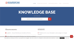 Desktop Screenshot of mysupport.biz